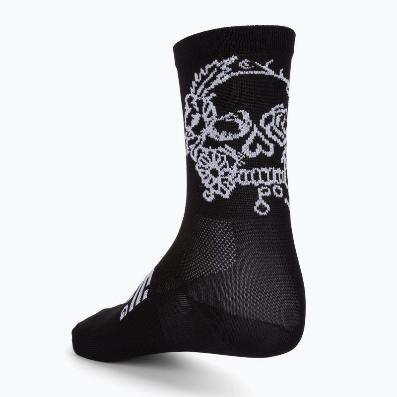 Skarpety Alé Q-Skin 16 cm Skull black 2