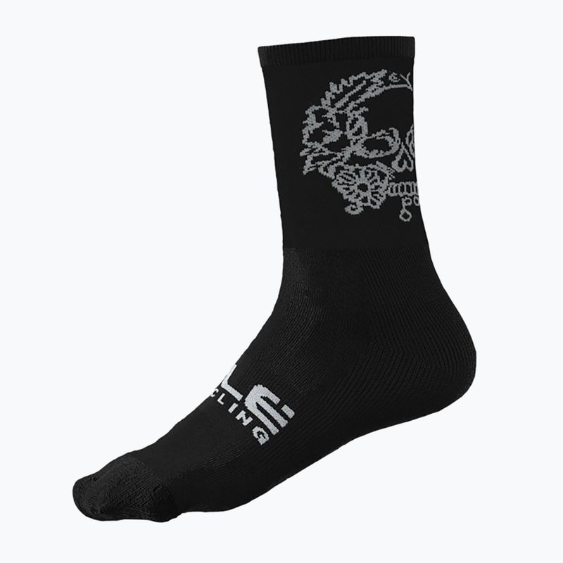 Skarpety Alé Q-Skin 16 cm Skull black 5