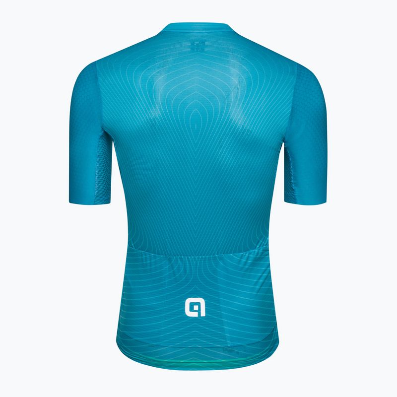 Koszulka rowerowa męska Alé Zig Zag sky blue 8