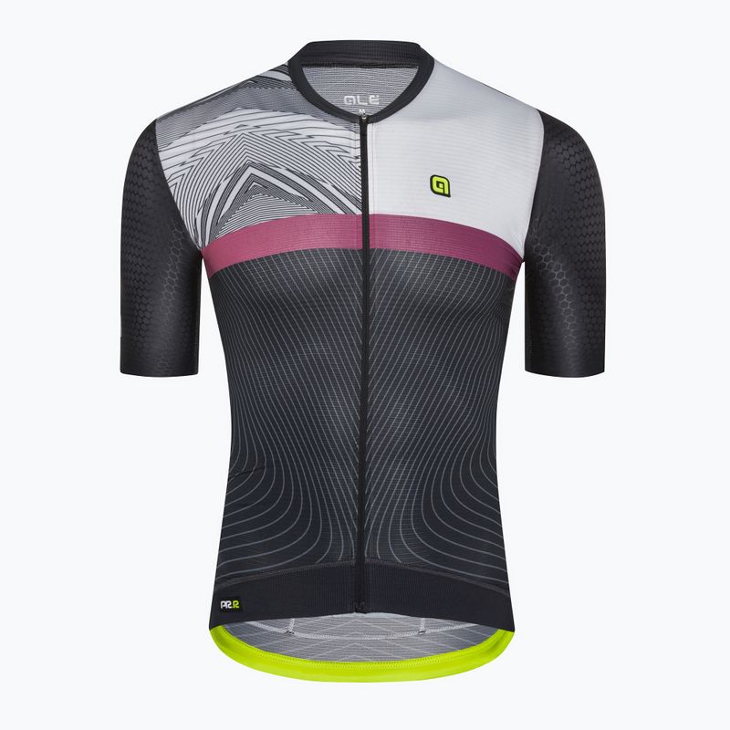 Koszulka rowerowa męska Alé Zig Zag black 6