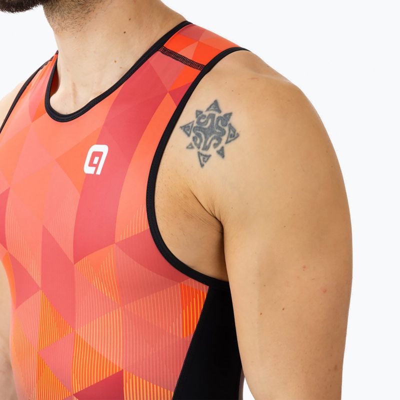Kombinezon rowerowy męski Alé Kite Sleeveless red 3