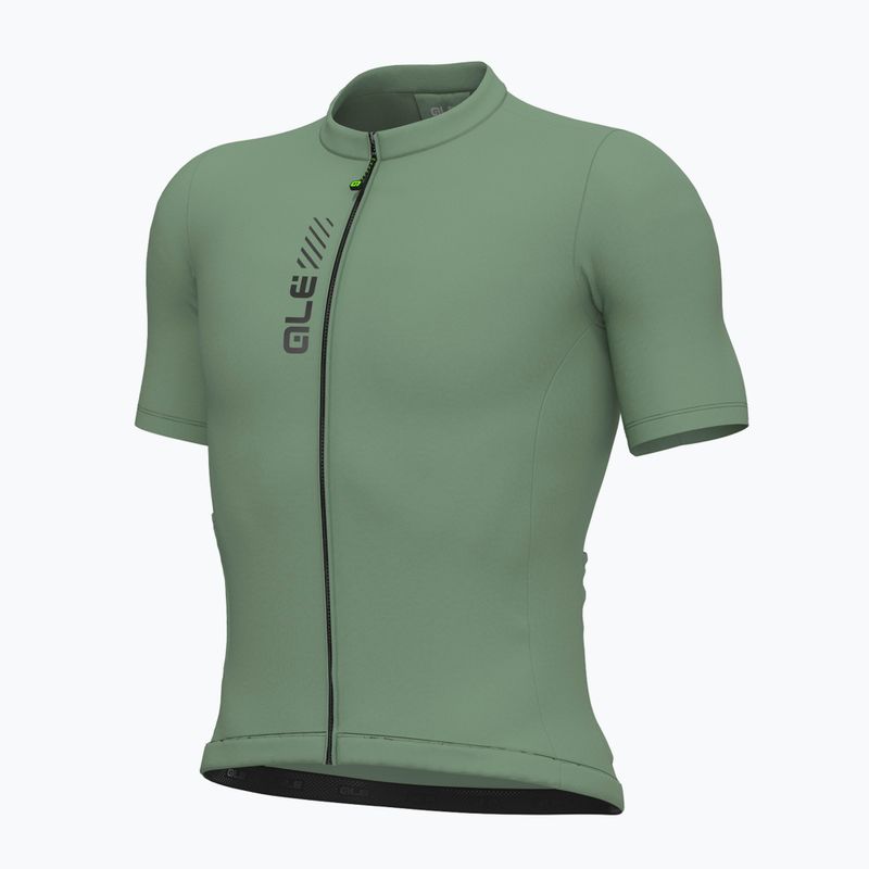 Koszulka rowerowa męska Alé Color Block Off Road army green 7