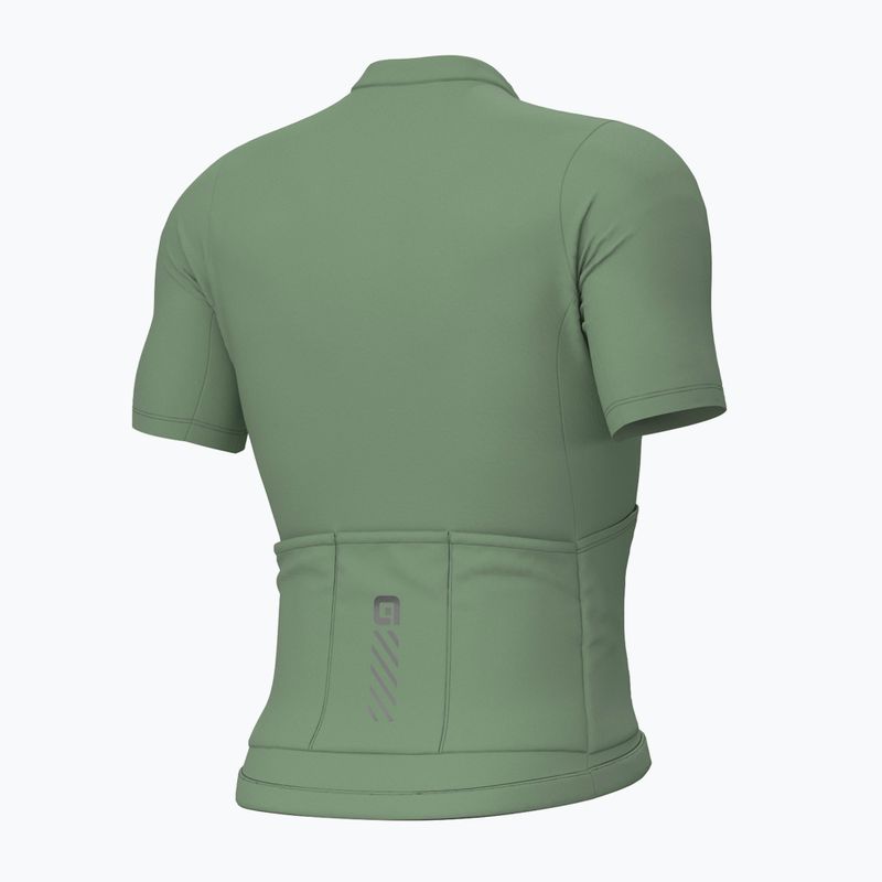 Koszulka rowerowa męska Alé Color Block Off Road army green 8