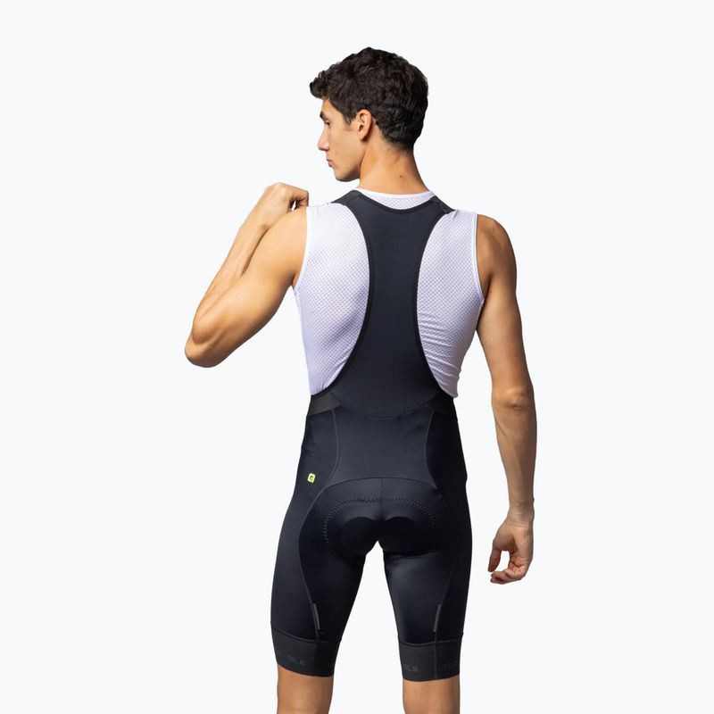 Spodenki rowerowe męskie Alé Strada 2.0 Bibshorts black 2