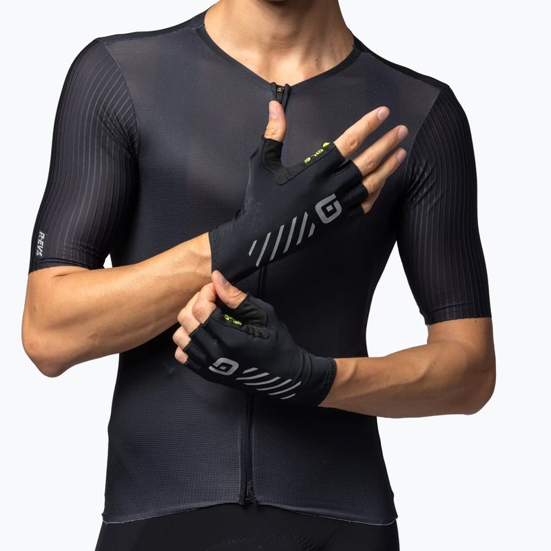 Rękawiczki rowerowe Alé Ciak black 9