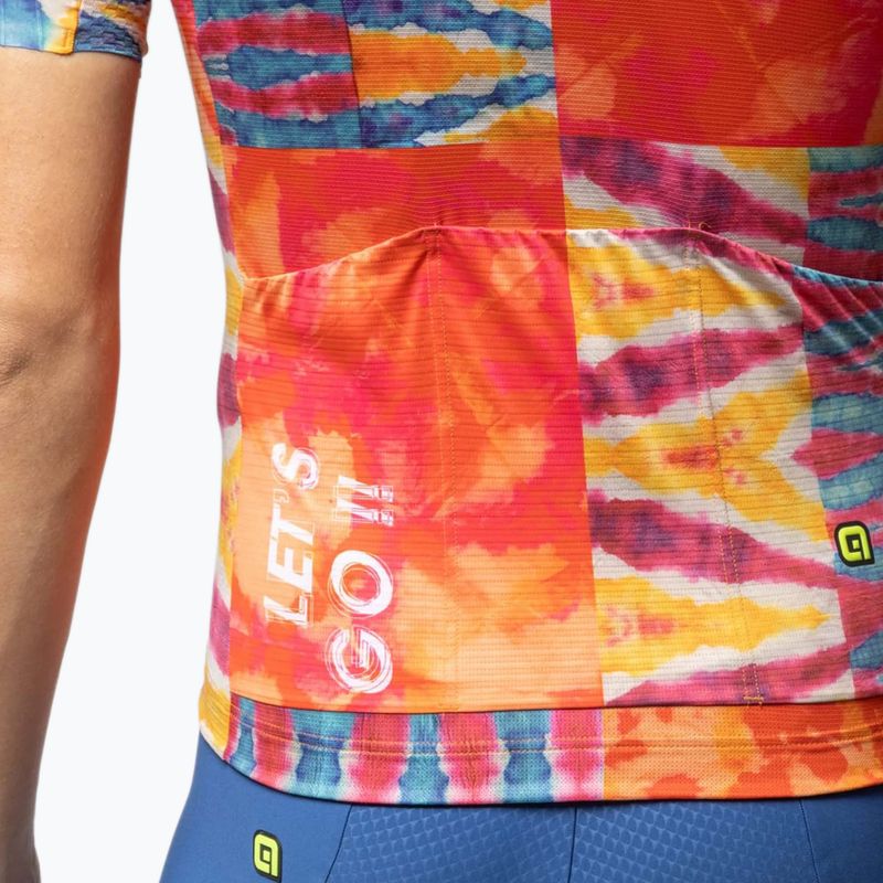 Koszulka rowerowa męska Alé Clorofilla orange combo 5
