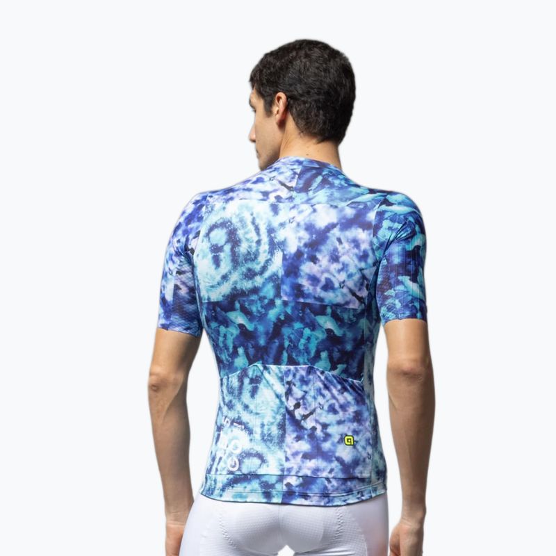 Koszulka rowerowa męska Alé Clorofilla blue combo 3