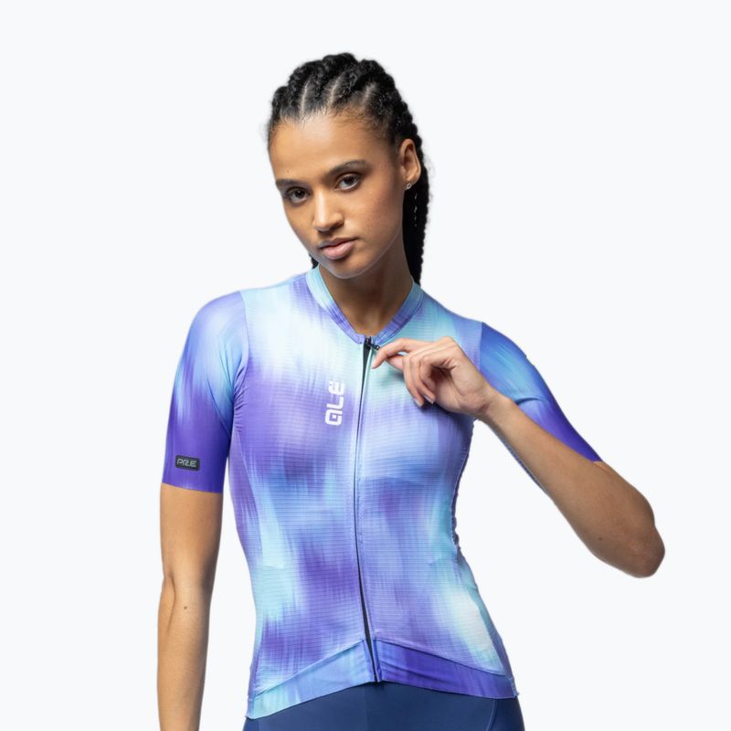 Koszulka rowerowa damska Alé Argon light blue combo