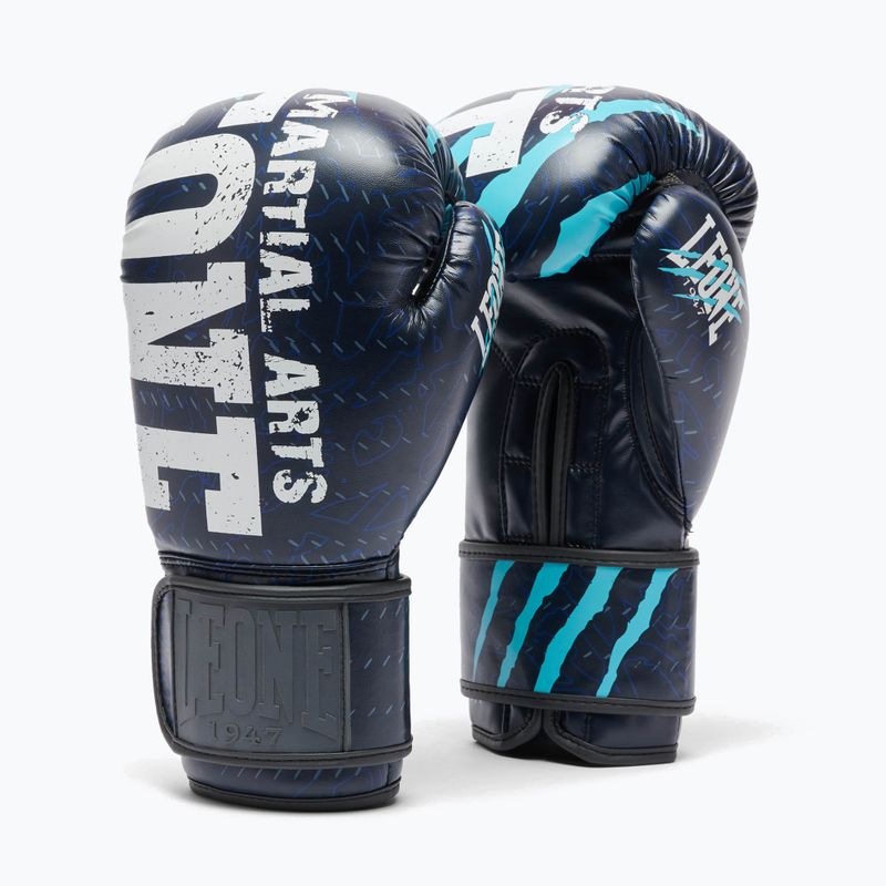Rękawice bokserskie LEONE 1947 Primal Instinct Competition blue 2