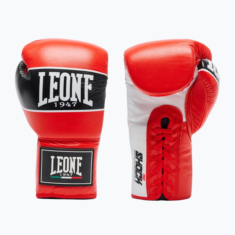 Rękawice bokserskie LEONE 1947 Shock Pro rose/red