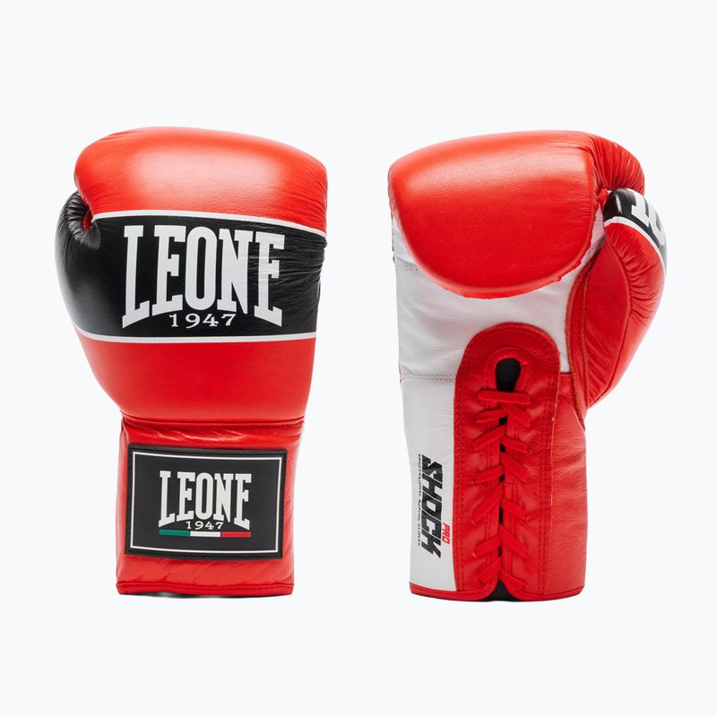 Rękawice bokserskie LEONE 1947 Shock Pro red