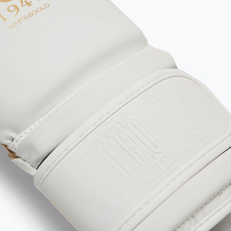 Rękawice bokserskie LEONE 1947 Idol white/gold 7