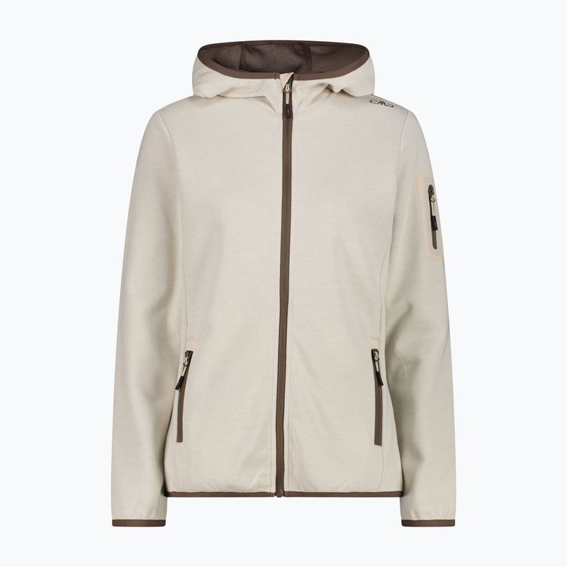 Bluza trekkingowa damska CMP 34H6376 Fix Hood cream/off white