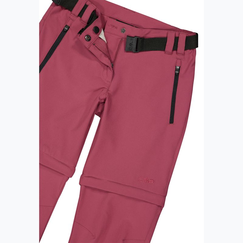 Spodnie trekkingowe dziecięce CMP 3T51445 Zip Off peony 7