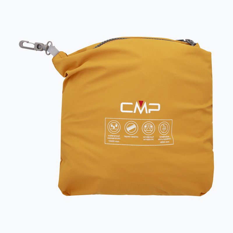 Kurtka przeciwdeszczowa męska CMP 39X7367 Snaps Hood curcuma 4