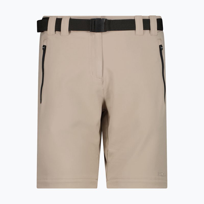 Spodnie trekkingowe damskie CMP 3T51446 Zip Off sabbia/antracite 4