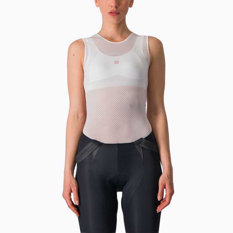Potówka kolarska damska Castelli Pro Mesh Sleeveless white