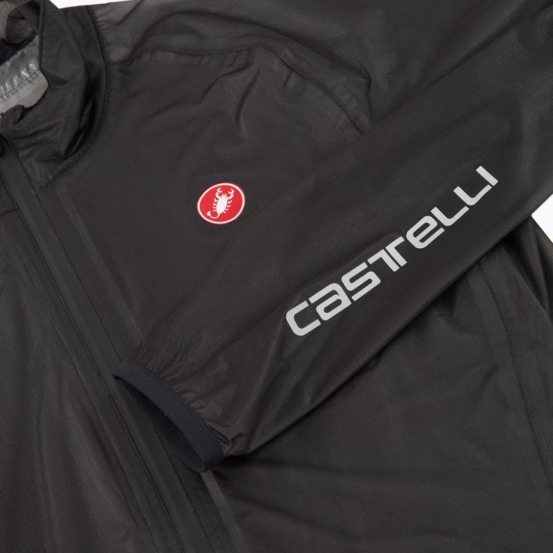 Kurtka rowerowa damska Castelli Squall Shell W light black/silver gray 3