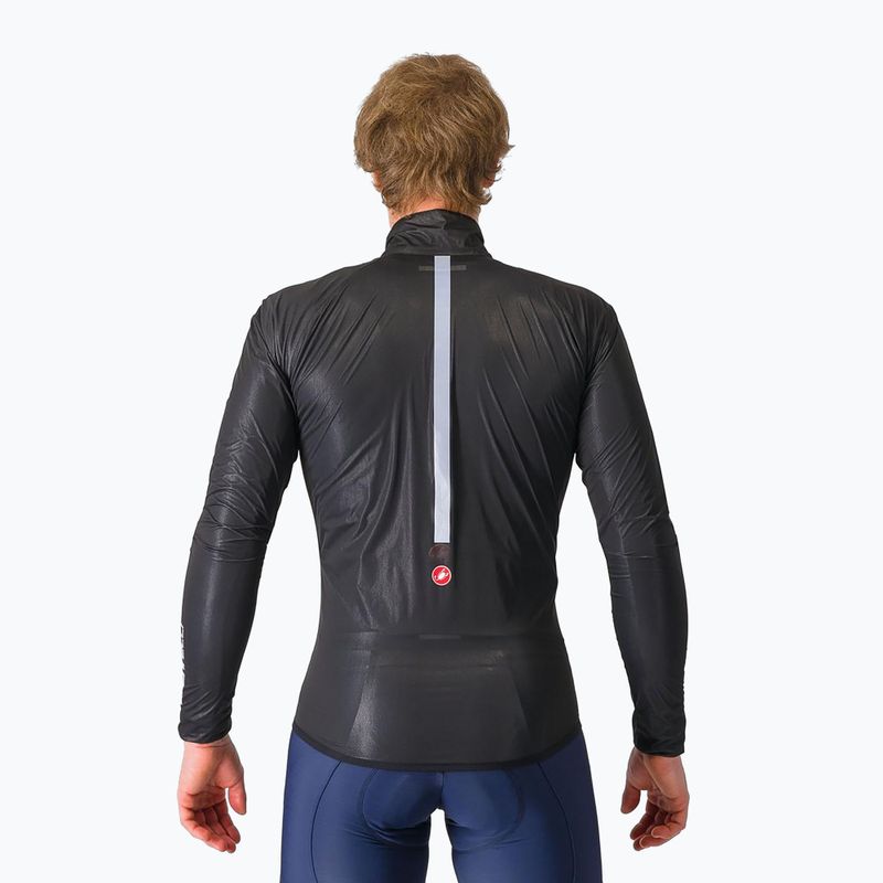 Kurtka rowerowa męska Castelli Squall Shell light black/silver gray 3