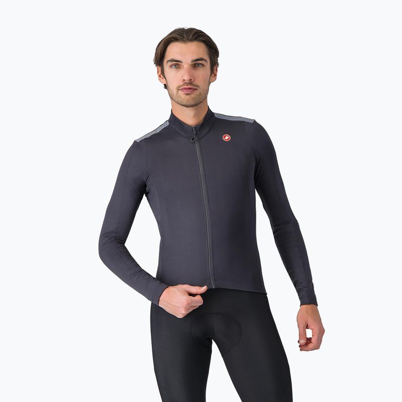 Longsleeve rowerowy męski Castelli Puro 4 dark gray