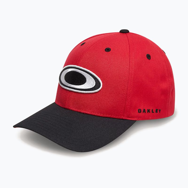 Czapka z daszkiem męska Oakley Oakley Alumni red line 5