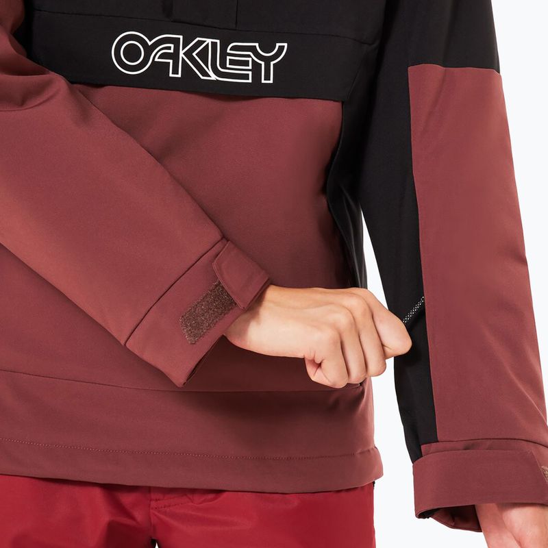 Kurtka snowboardowa damska Oakley WMNS TNP TBT Isulated Anorak blakout/grenache 8