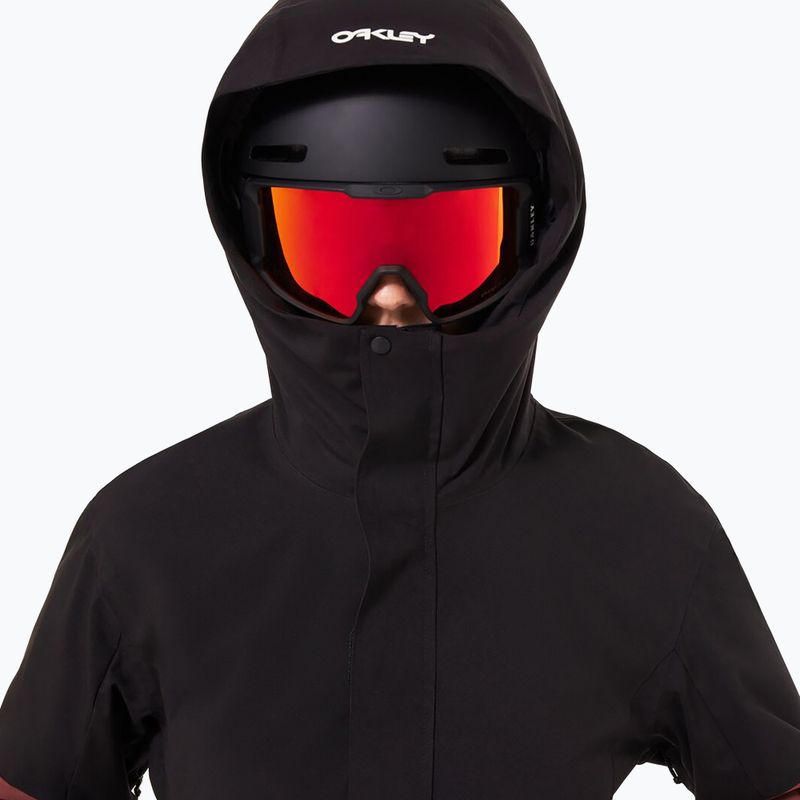 Kurtka snowboardowa damska Oakley WMNS TNP TBT Isulated Anorak blakout/grenache 10