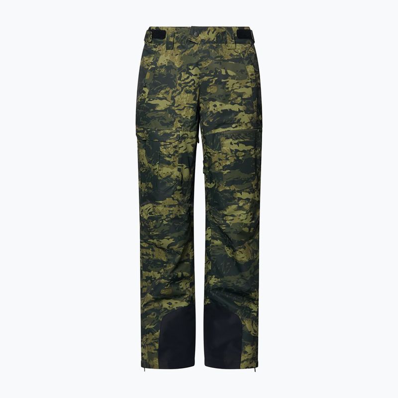 Spodnie narciarskie męskie Oakley Divisional Cargo Shell Pant tiger camo green 11