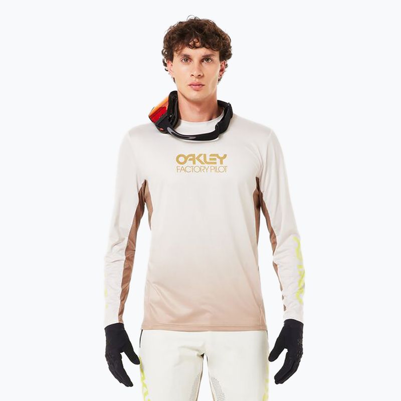 Longsleeve rowerowy męski Oakley Maven Coast 2.0 gradient pebble mist