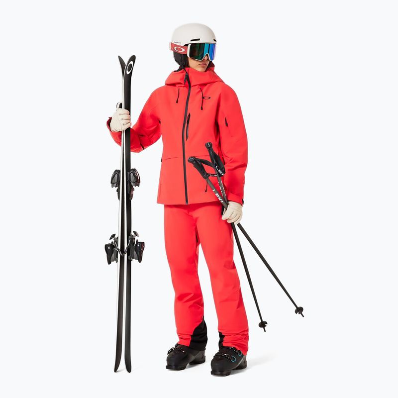 Spodnie narciarskie damskie Oakley Canopy Insulated hibiscus red 2