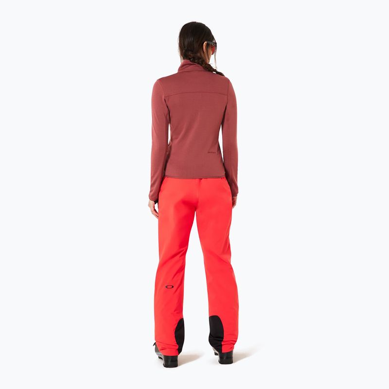 Spodnie narciarskie damskie Oakley Canopy Insulated hibiscus red 3