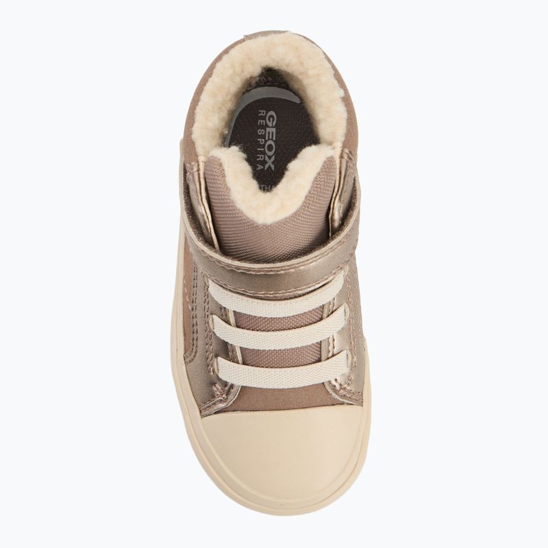 Buty dziecięce Geox Gisli dark beige 5