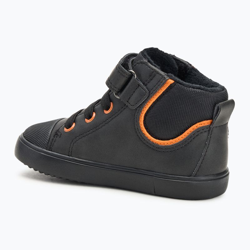 Buty dziecięce Geox Gisli black/dark orange 3