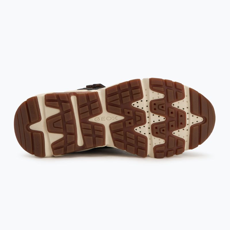Buty juniorskie Geox Flexyper Plus brown cotto/black 4