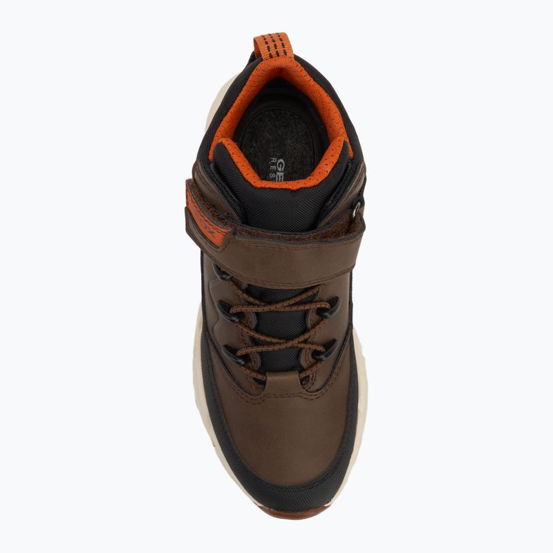 Buty juniorskie Geox Flexyper Plus brown cotto/black 5