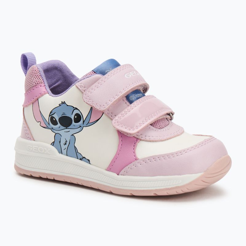 Buty dziecięce Geox Rishon white/pink