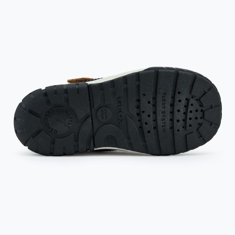 Śniegowce dziecięce Geox Omar black/curry 4