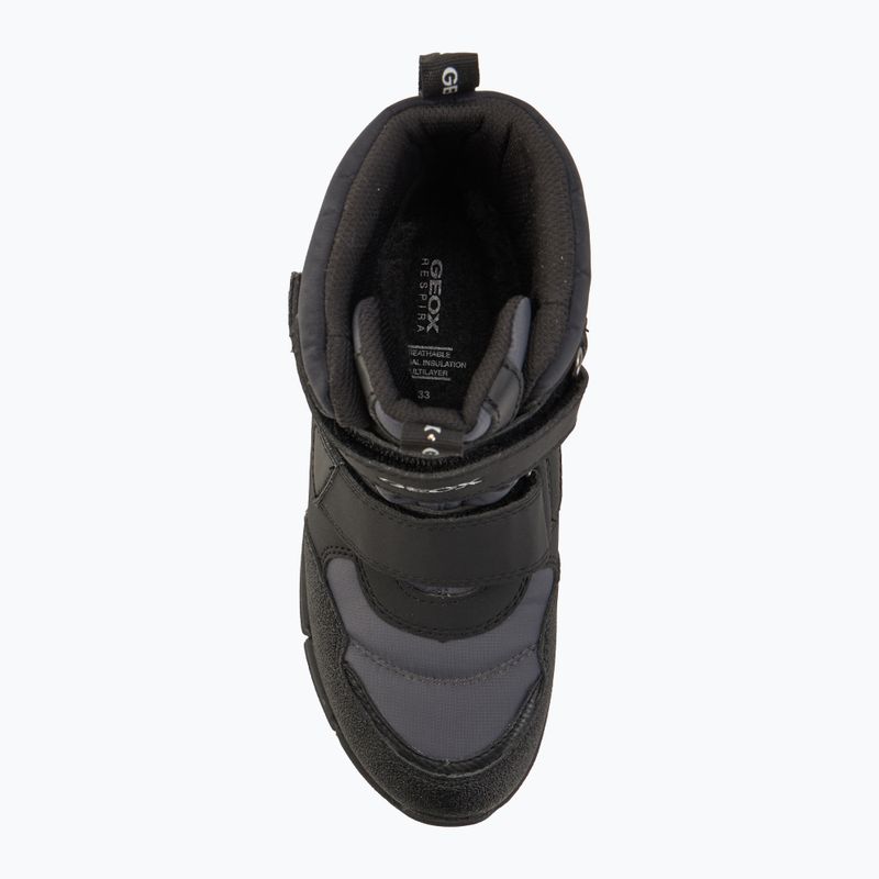 Śniegowce dziecięce Geox Flexyper ABX dark grey/royal 5