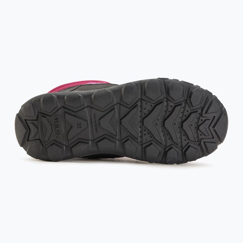 Śniegowce juniorskie Geox Trekkyup ABX dark raspberry/black 4
