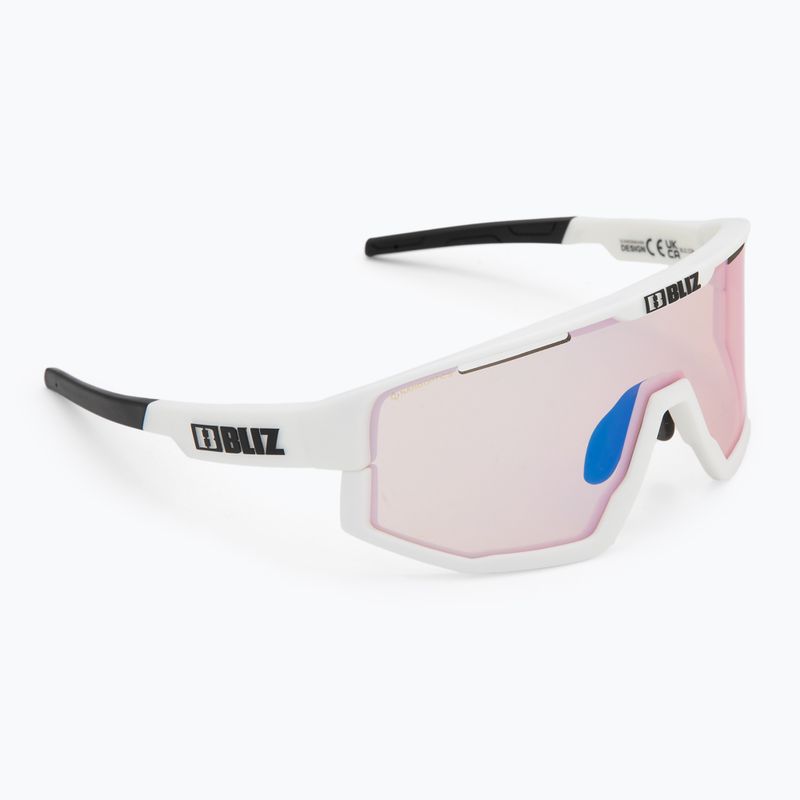 Okulary przeciwsłoneczne Bliz Fusion Nano Optics Nordic Light matt white/ coral/ orange w blue multi 2