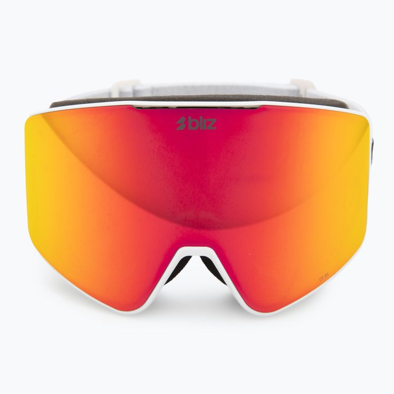 Gogle narciarskie Bliz G001S matte white/brown/red multi 2