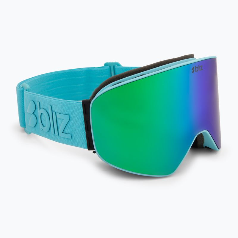 Gogle narciarskie Bliz Flow matte turquoise/brown/green multi