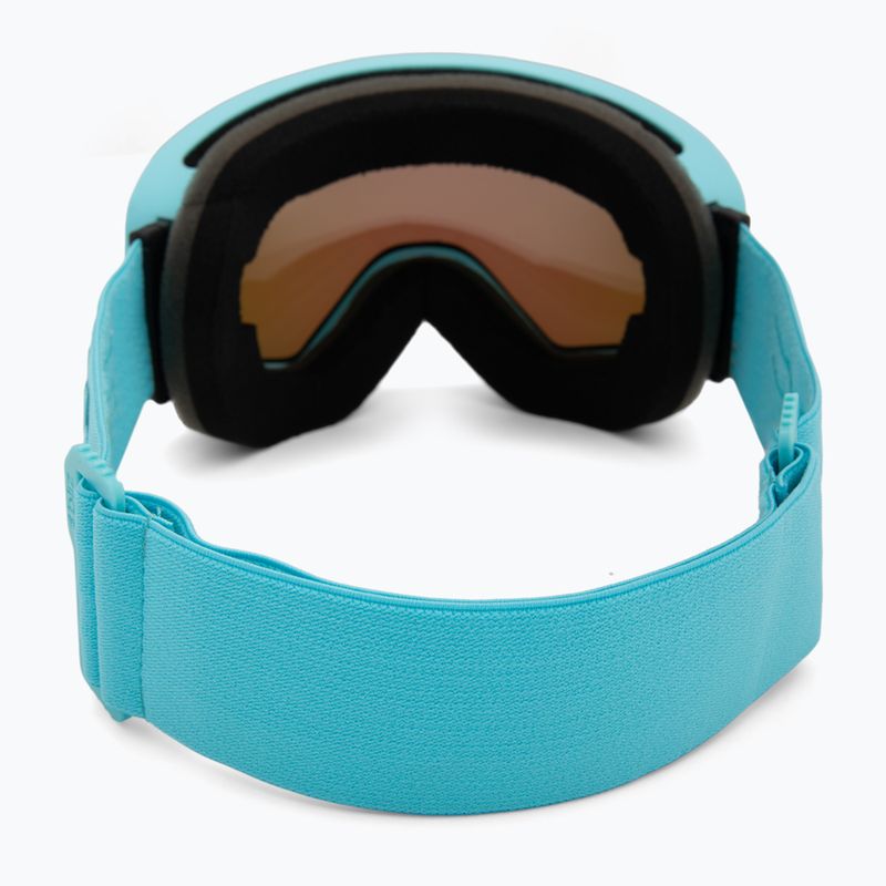 Gogle narciarskie Bliz Flow matte turquoise/brown/green multi 3