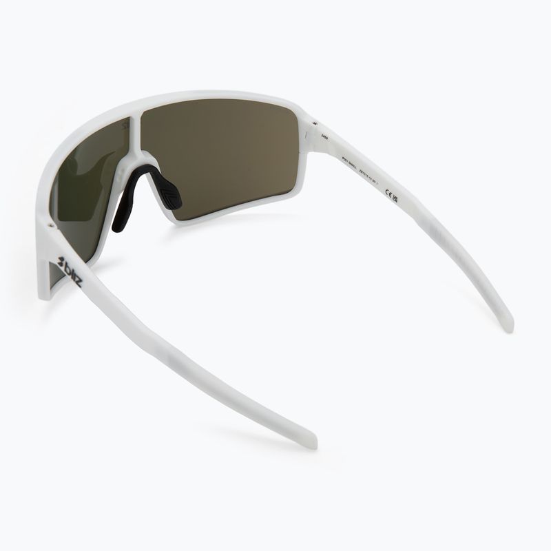 Okulary przeciwsłoneczne Bliz P001S matte white/grey blue mirror 2