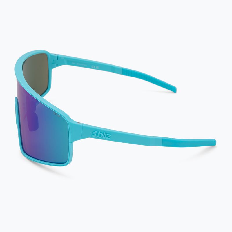 Okulary przeciwsłoneczne Bliz P001 matte turquoise/green/blue green revo 4