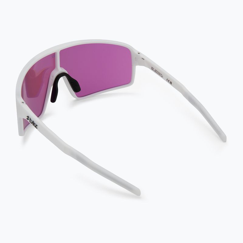 Okulary przeciwsłoneczne Bliz P001 Nano Optics Nordic Light matte white/begonia/violet blue multi 2