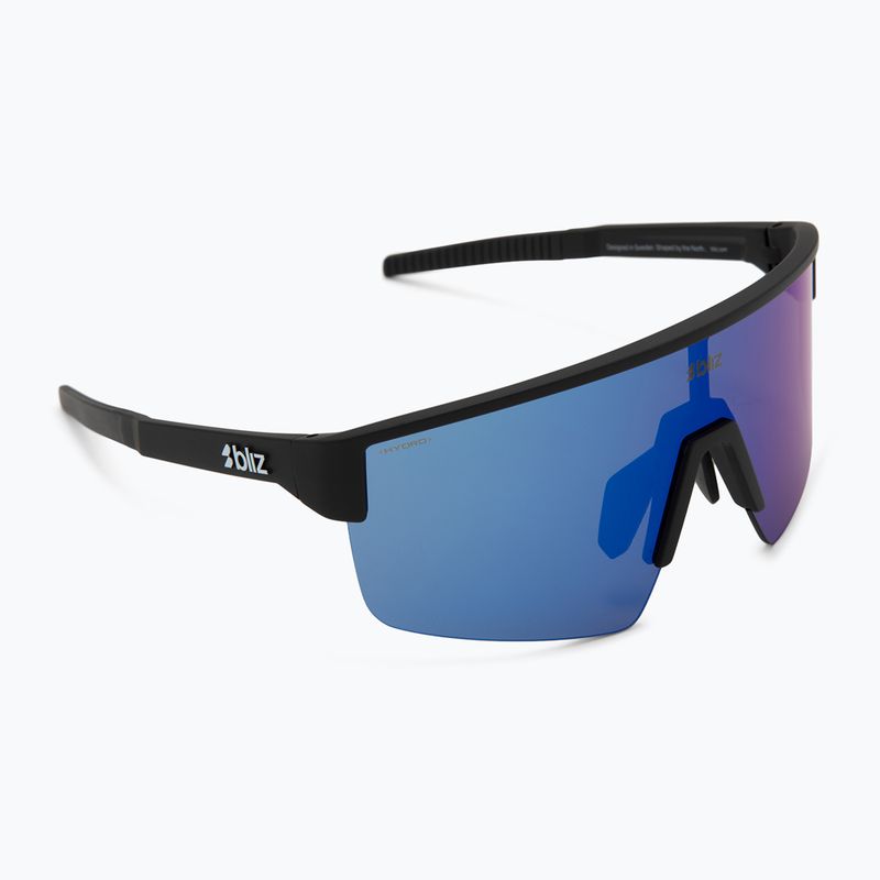 Okulary przeciwsłoneczne Bliz P004 Small matte black/grey blue mirror