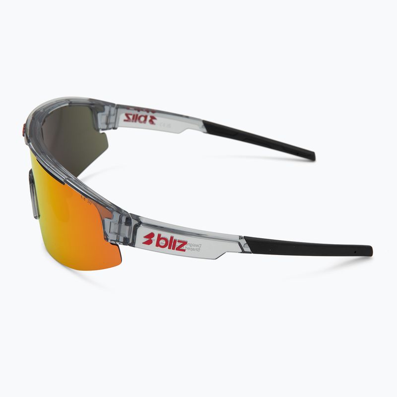 Okulary przeciwsłoneczne Bliz Matrix transparent dark grey/brown red multi 4