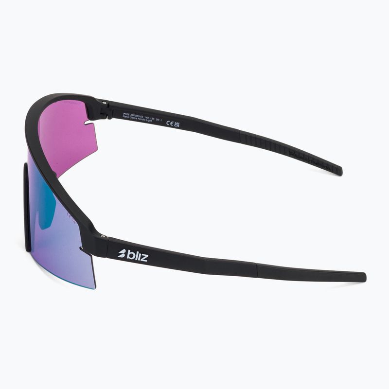 Okulary przeciwsłoneczne Bliz P006 matte black/nano optics violet blue multi 4