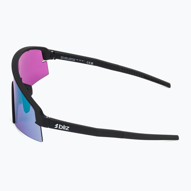 Okulary przeciwsłoneczne Bliz P006S matte black/nano optics violet blue multi 4